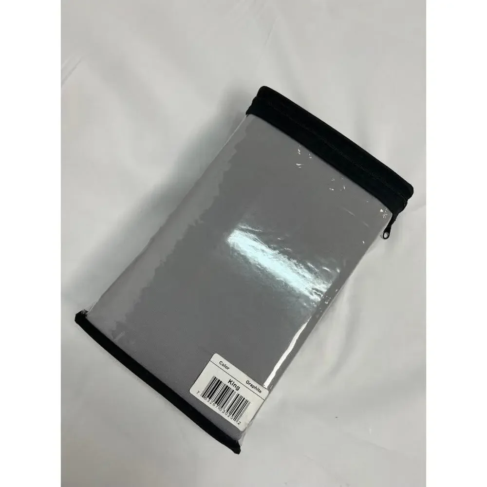 NWT! Tempur-Pedic  ProPerformance‎ Sheet Set GRAPHITE KING